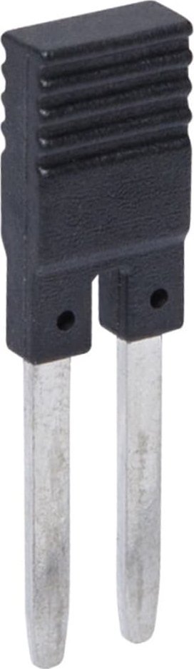 Relpol Zworka międzytorowa 2-polowa czarna do gniazd i zestawów push-in ZGZP-2 BK 2616315