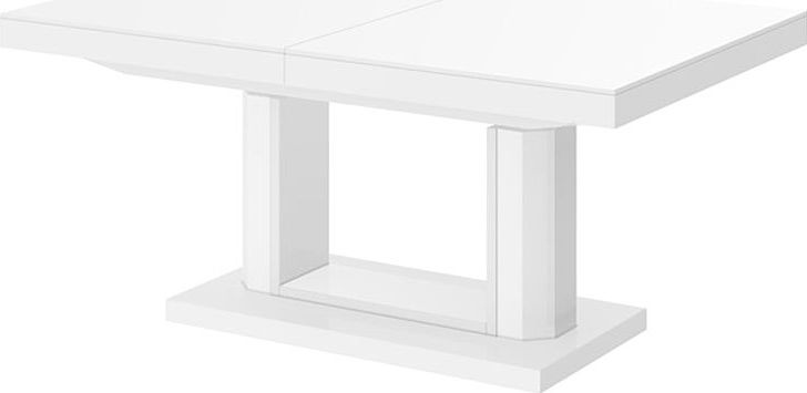 Elior Rozkładany ławostół biały połysk - Havier 3X