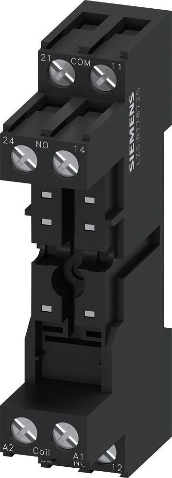 Siemens Podstawa wtykowa dla przekaźników RT standardowa szer. 15mm przył. śrubowe montaż na szynie DIN LZS:RT78725