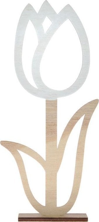 Arpex Drewniana dekoracja - kwiat MIX