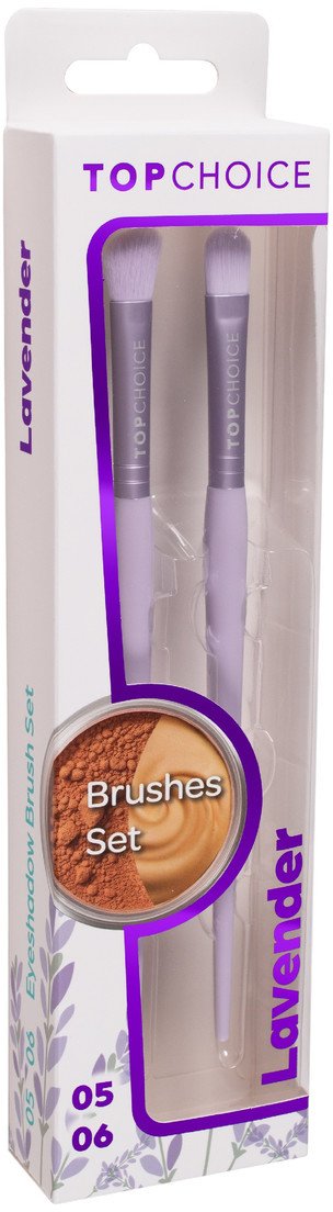 Top Choice Pędzelki do cieni lavender 05 i 06 2 szt