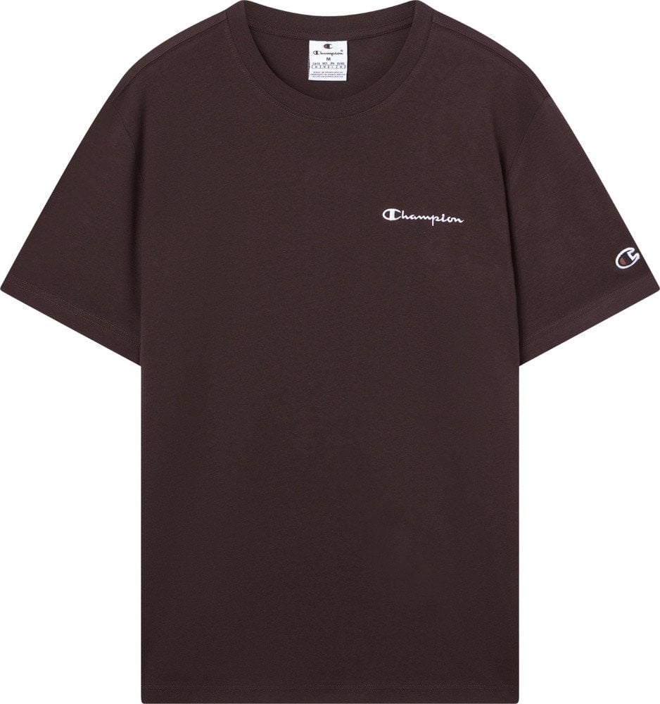 Koszulka męska Champion SS Tee brązowa 221798 MS570 XL