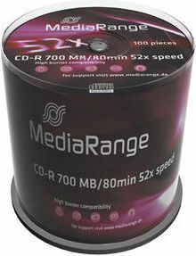 MediaRange CD-R 700 MB 52x 100 sztuk (MR204)