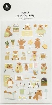 Susy Card Naklejki ozdobne Misiowy Dom