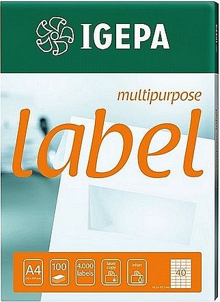 Mondi ETYKIETY A4 IGEPA ŚR.117 MM (CD) (100)