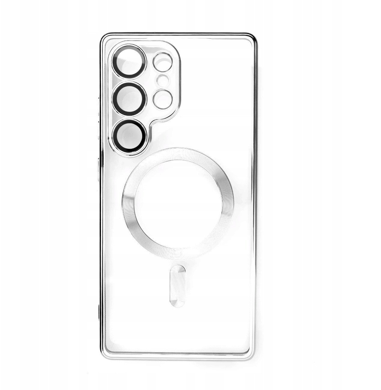 Etui Electroplated Case z MagSafe galwanizowane na iPhone 16e - srebrne