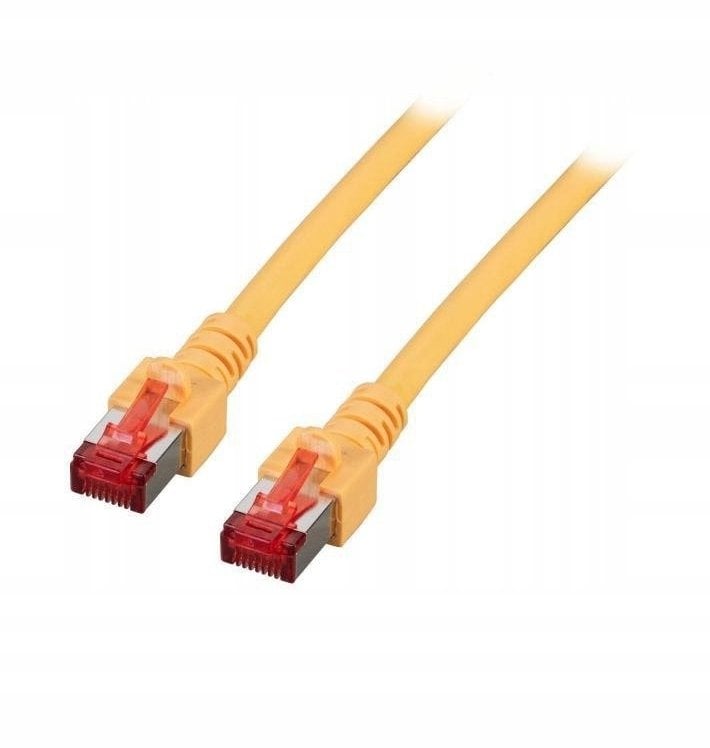 Kabel krosowy patchcord securityNET S/FTP kat.6 żółty 2m LSZH PC-6SFTPLSZH-YE2