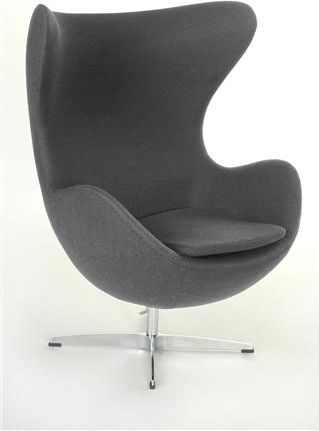 D2 Design Fotel Jajo kaszmir 42 Premium szary jasny