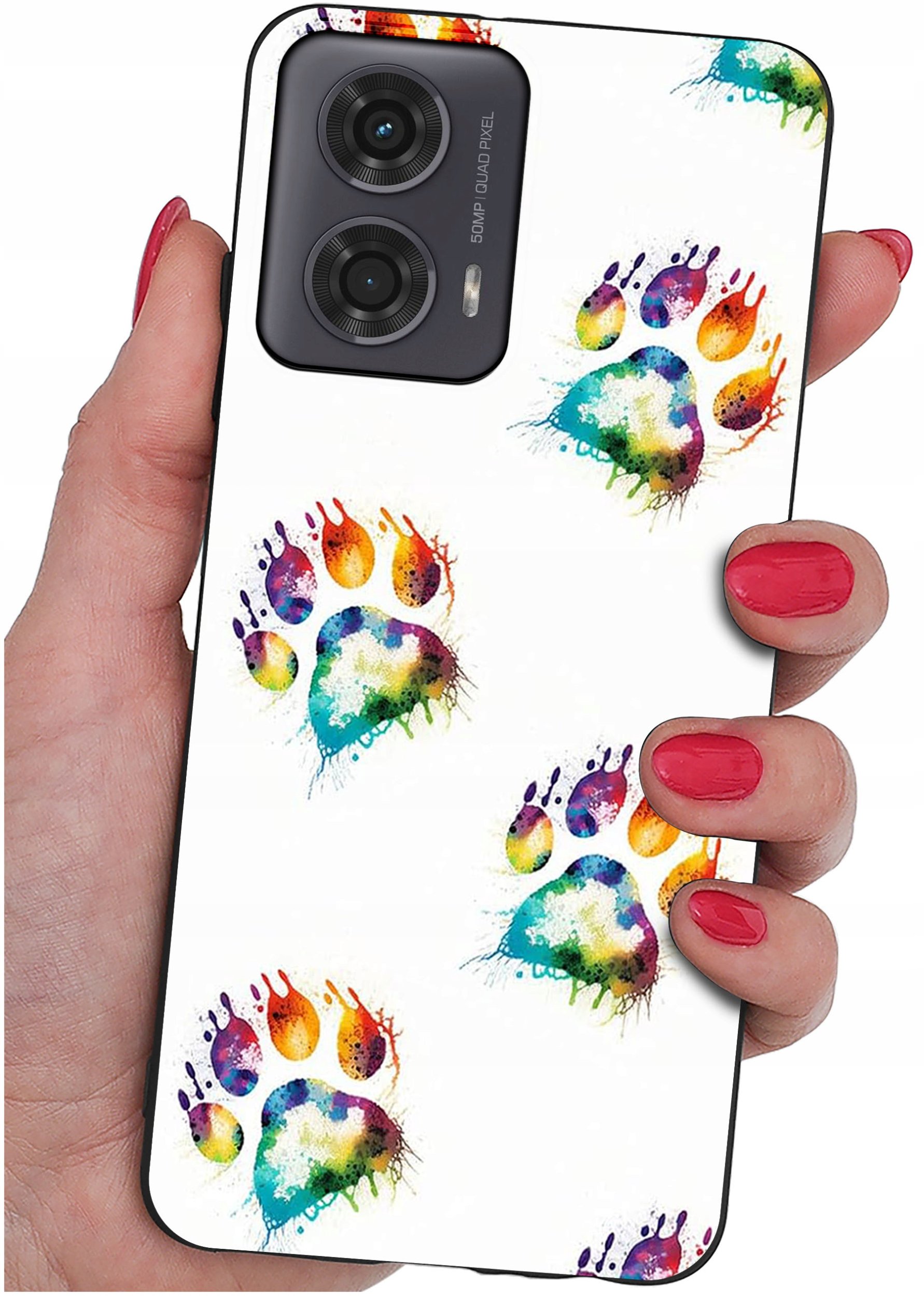 Etui do Motorola Moto G24 |G24 POWER |G04 |E14 WZORY |SILIKONOWE MATT SZKŁO