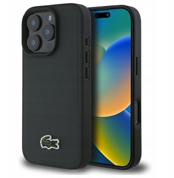 Lacoste LCHMP16LPVCE iPhone 16 Pro 6.3"zielony/green hardcase Iconic Petit Pique
