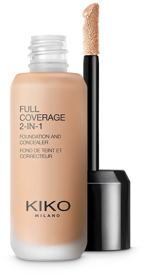 KIKO Milano Full Coverage 2-In-1 Foundation & Concealer mocno kryjący podkład i korektor 2 w 1 NG50 Neutral Gold 50 25ml