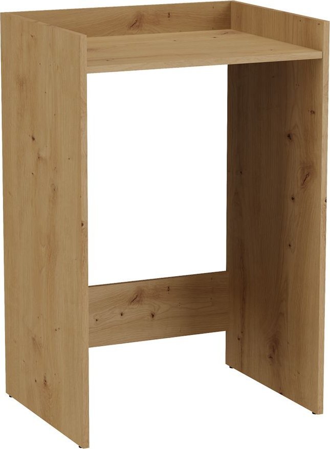 Topeshop Szafka łazienkowa na pralkę, Pola, 64x50x98 cm, dąb artisan