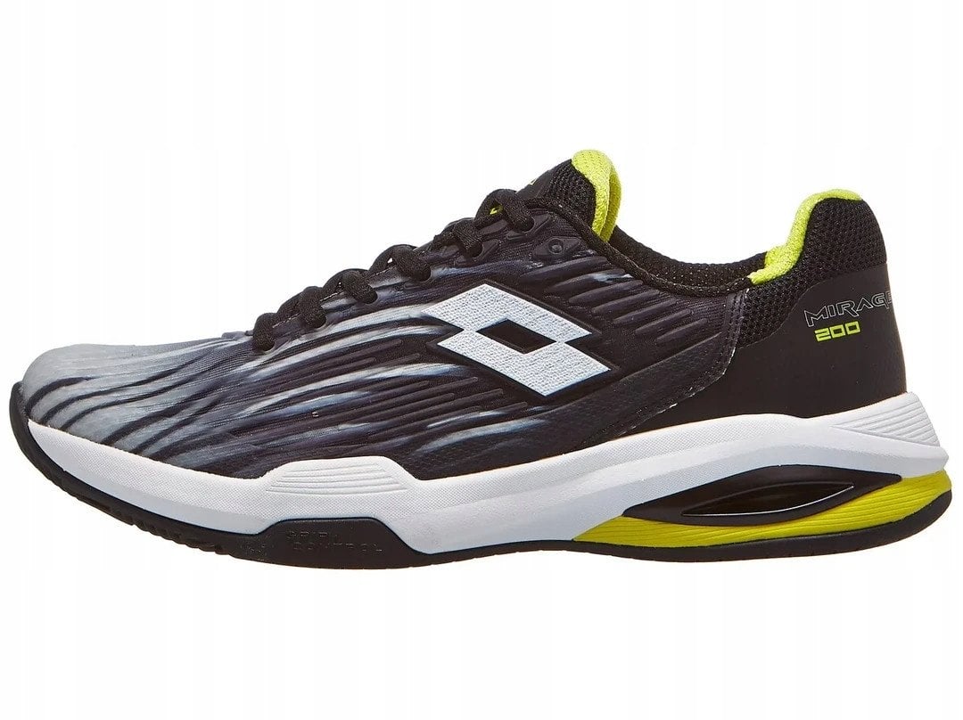 LOTTO BUTY Mirage 200 II Prt Cly Mężczyzna All Black/All White/Acacia Green 9.0 42.0SMS