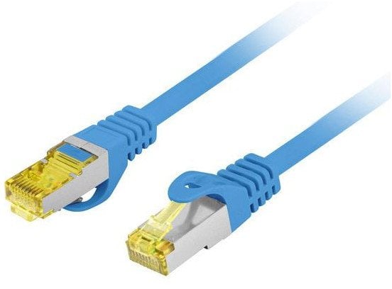 PATCHCORD KAT.6A S/FTP LSZH CU 15M NIEBIESKI FLUKE PASSED LANBERG