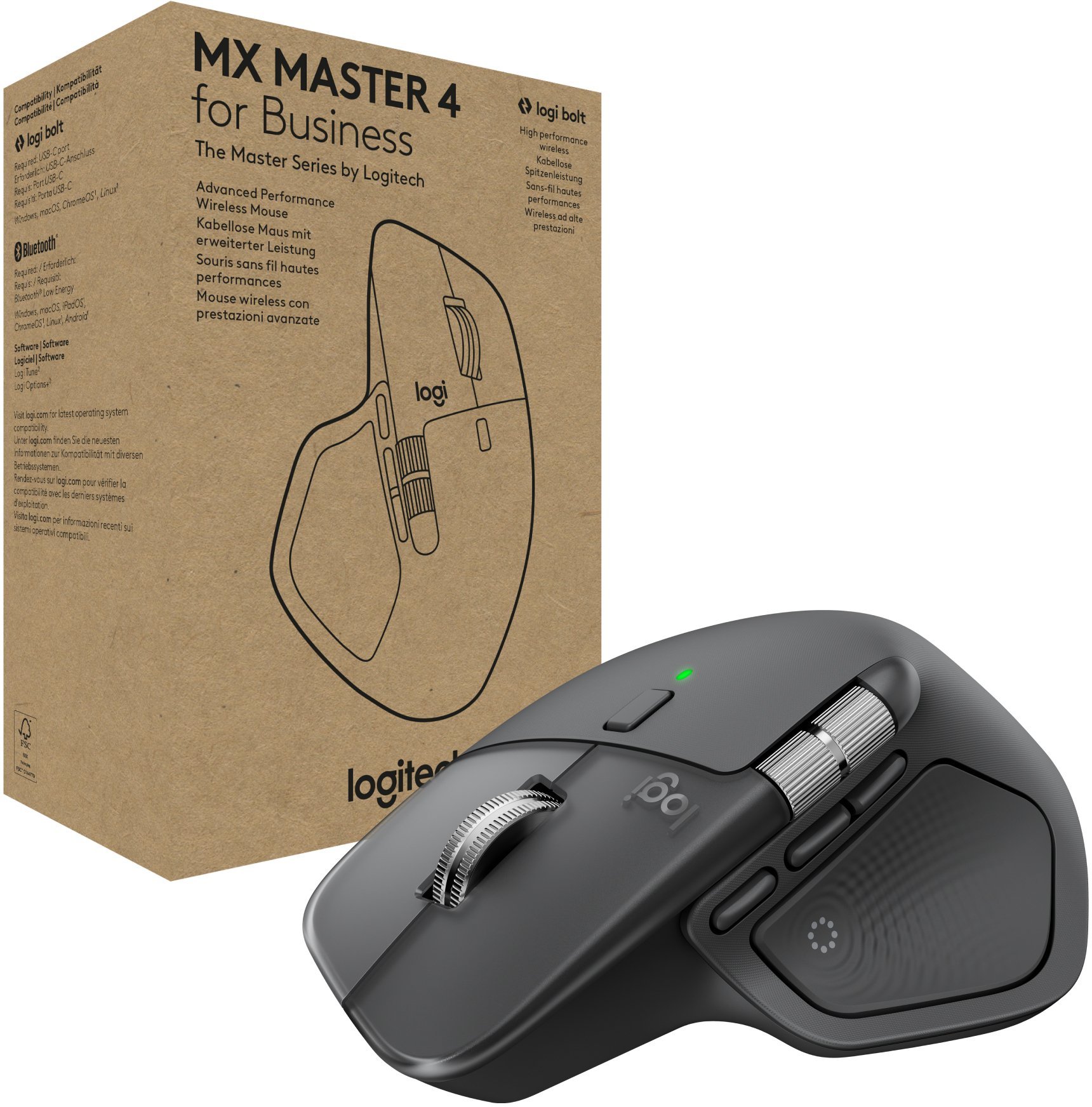 Mysz Logitech MX Master 4 for Business grafitowa (910-007617)