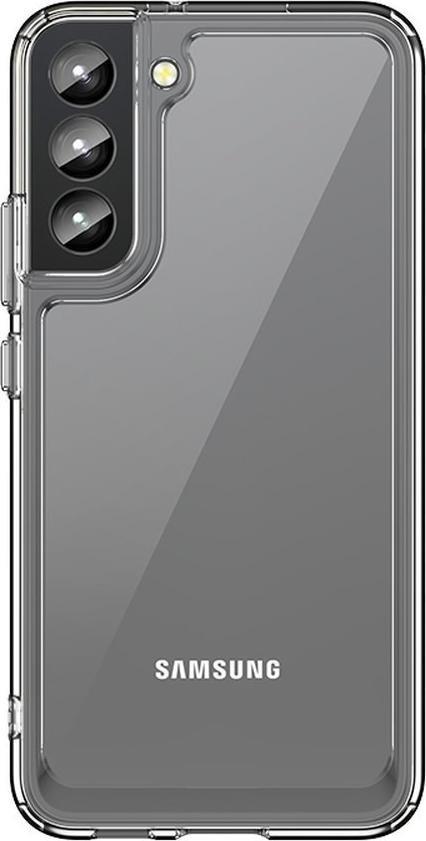 Braders Etui Outer Braders sztywny pokrowiec z żelową ramką do Samsung Galaxy S22 Plus przezroczysty