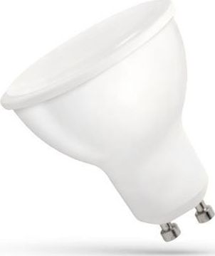 Spectrum LED Żarówka GU10 230V 6W SMD NW z mleczną szybką biała SPECTRUM