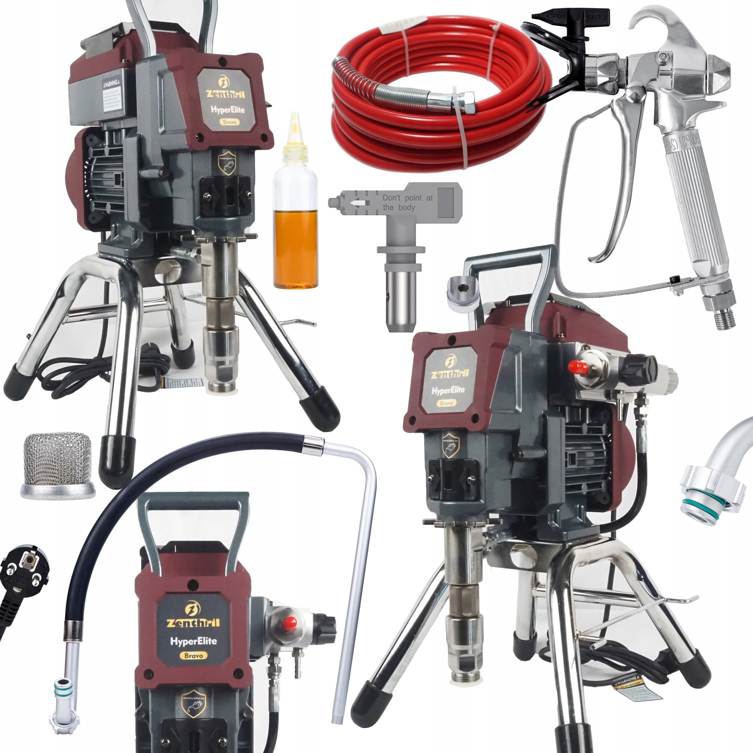 Rosfix Agregat malarski Zenthril Bravo, 2200W 25Mpa 0,031", 3L/min, seria HyperElite