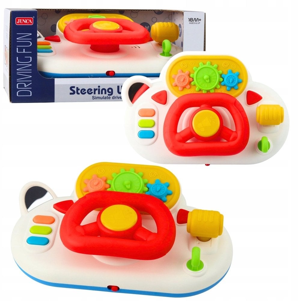 Symulator Kierowania Dla Malucha Interaktywna Kierownica Światła Dźwięki