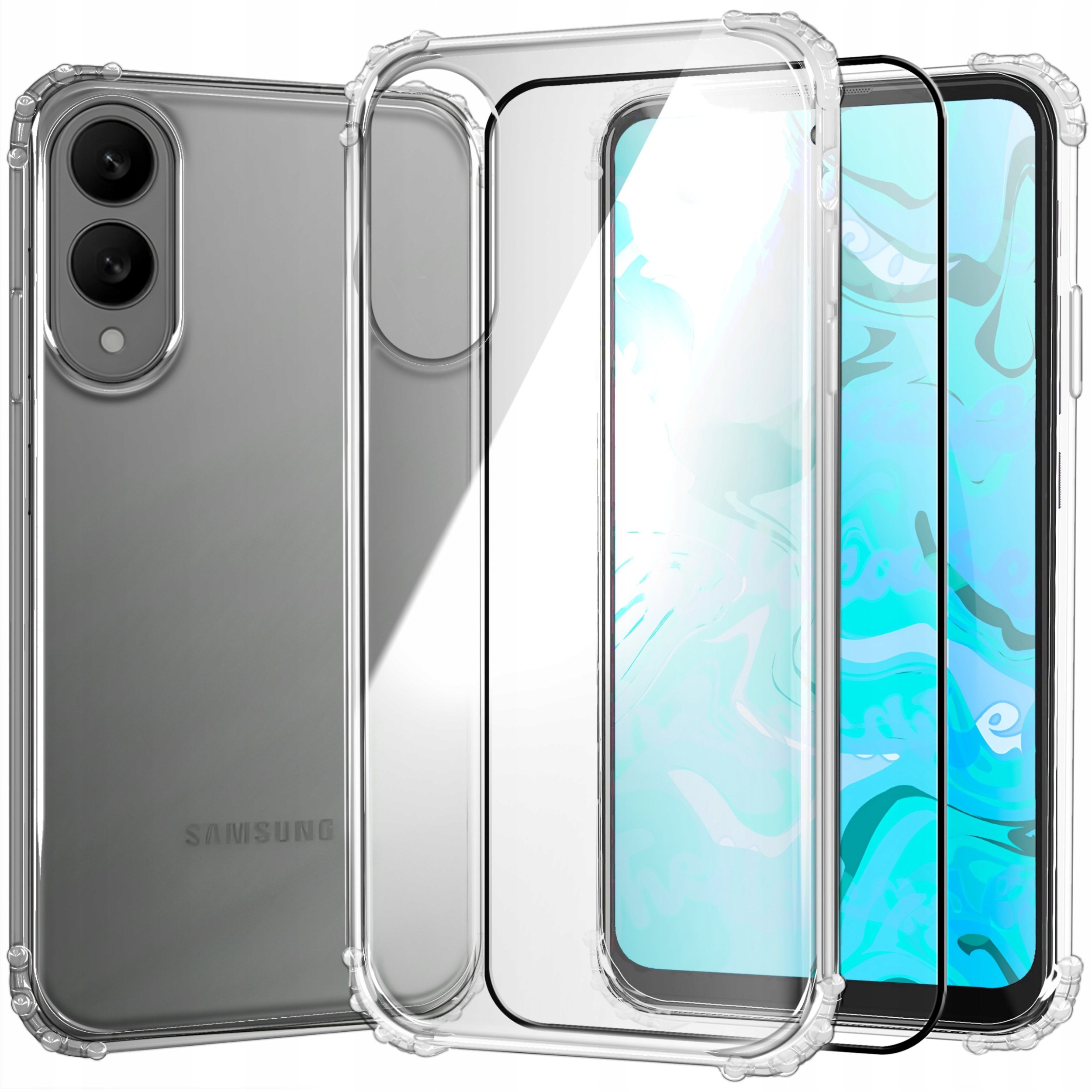 ETUI PANCERNE DO SAMSUNG GALAXY S25 EDGE | CASE SILIKON ANTI SHOCK SZKŁO