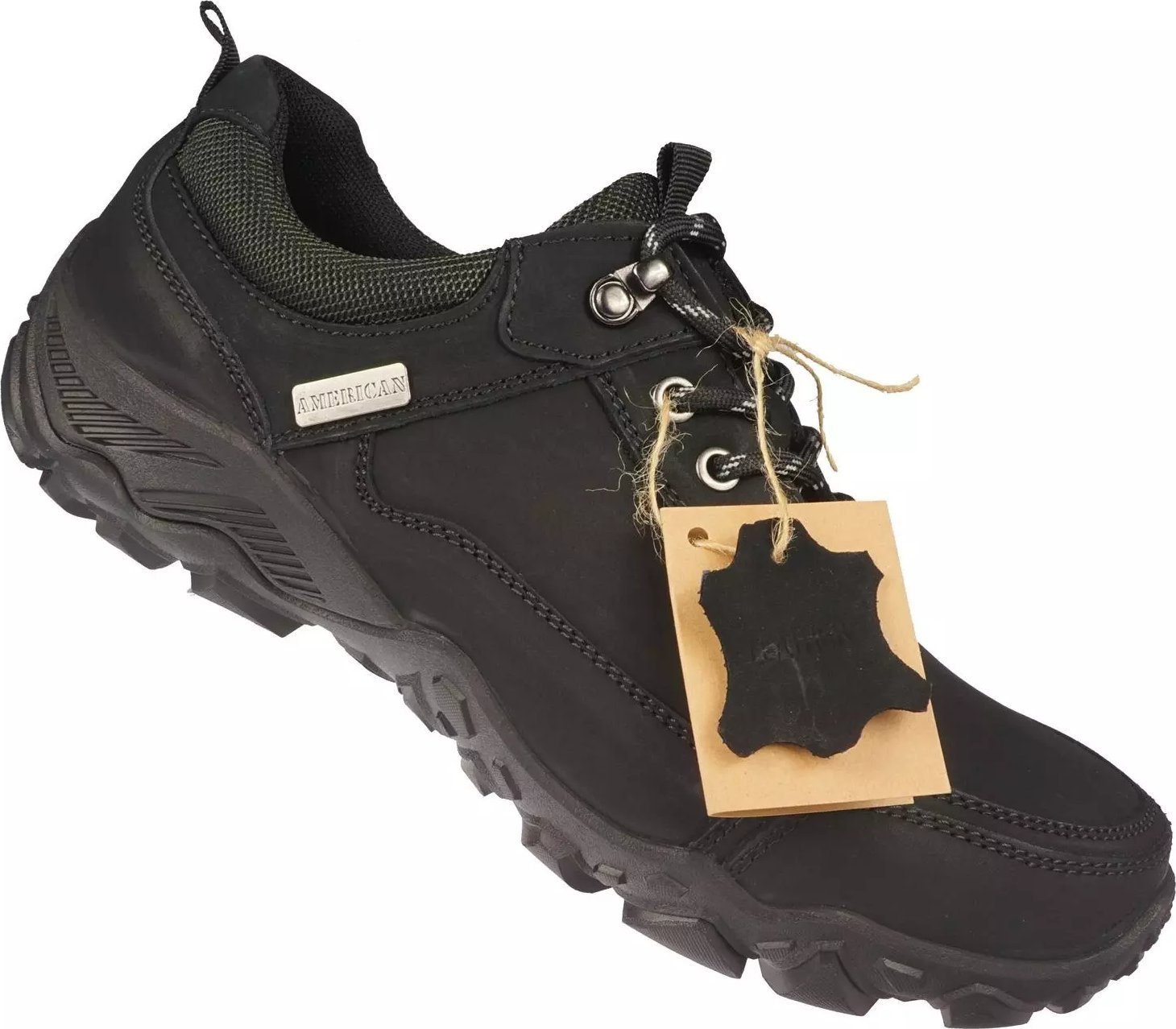 American Club Męskie obuwie przejściowe American Club MCY-102BL czarne 44