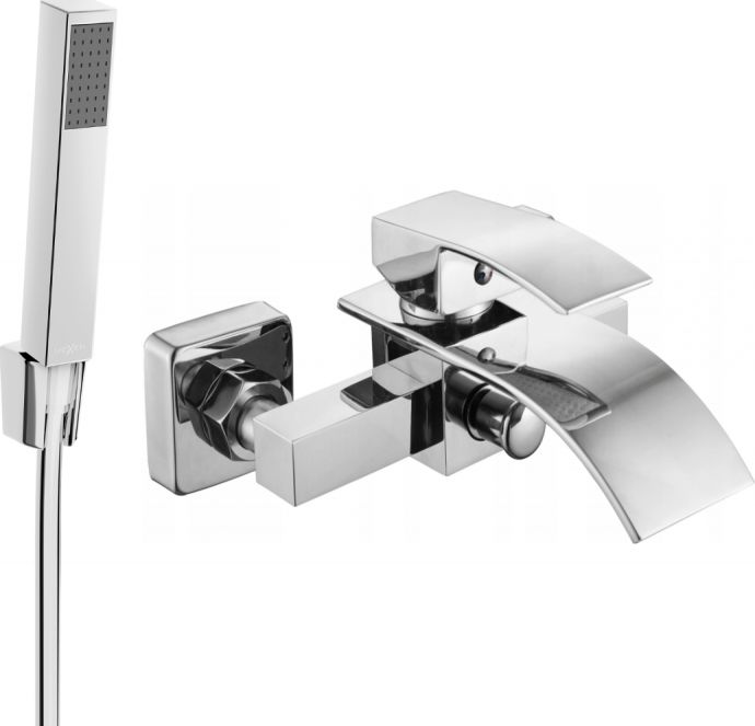 Mexen Mexen Aries R77 bateria wannowa z zestawem prysznicowym, chrom - 74483R77-00