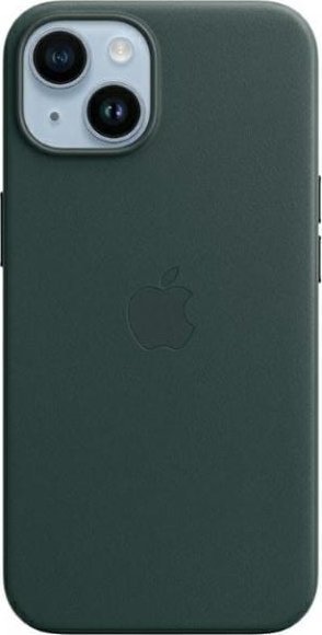Apple Etui Apple MPP53FE/A iPhone 14 6.1" MagSafe zielony/forest green Leather Case