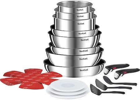 Tefal Zestaw garnków i patelni Ingenio Emotion 20 elementów L897SK04