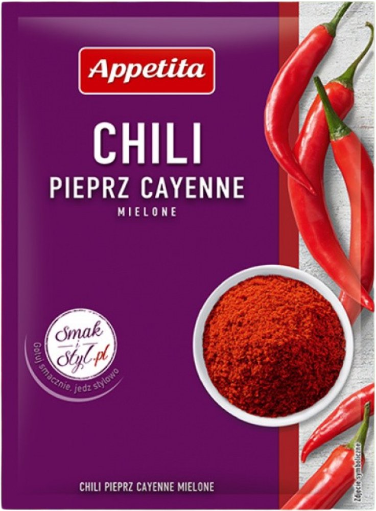 Appetita Chilli mielony 15 g x 3 sztuk