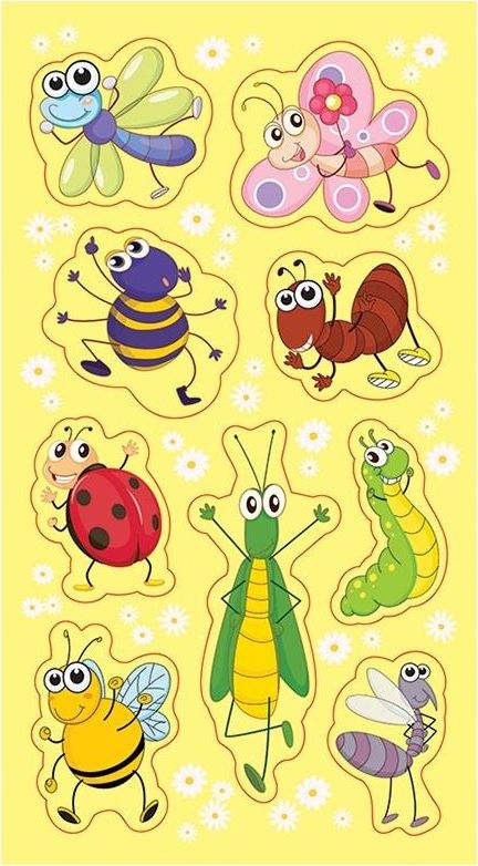 Ranok Naklejki Owady