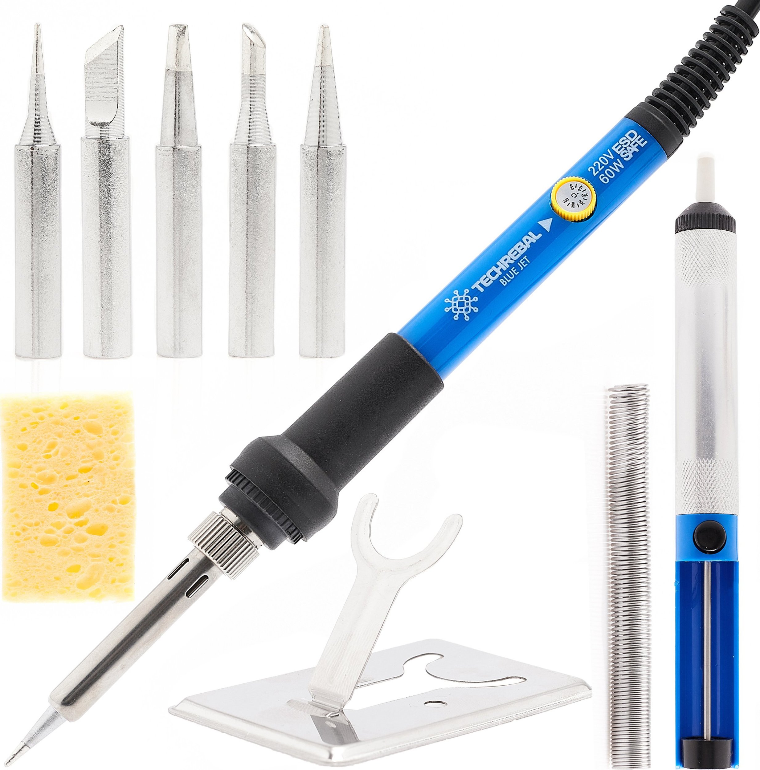 Lutownica Kolbowa 10w1 Zestaw do lutowania w Etui