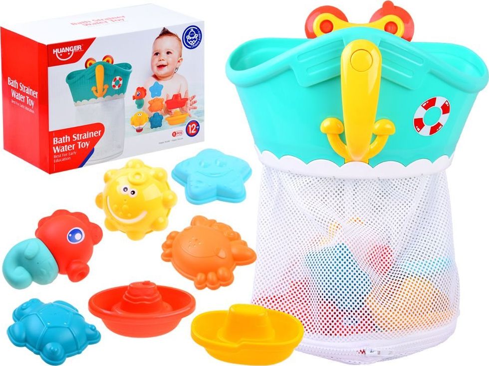 Jokomisiada Statek organizer kolorowe Zabawki do wody ZA3408