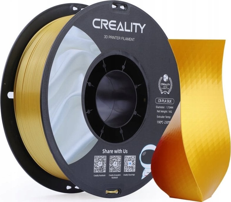 Creality Filament CR-Silk PLA (Złoty)
