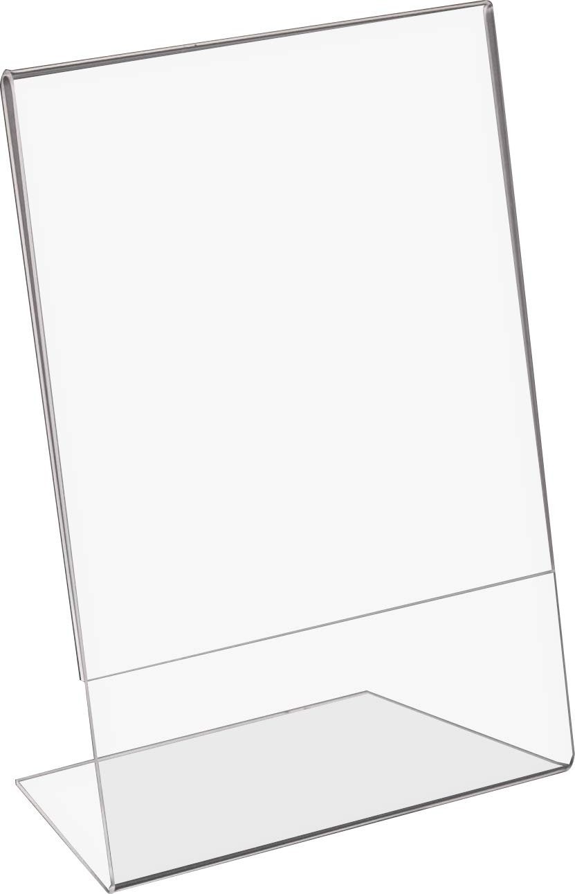 Korbi STOJAK NA CENĘ OPIS ULOTKĘ A4 PIONOWY PION EKSPOZYTOR STOŁOWY PLEXI PLEKSI
