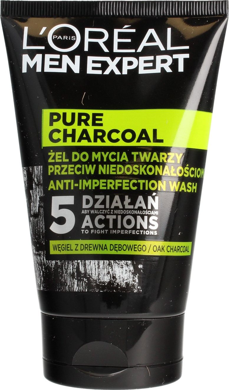 L’Oreal Paris Żel do mycia twarzy Men Expert Pure Charcoal 100ml