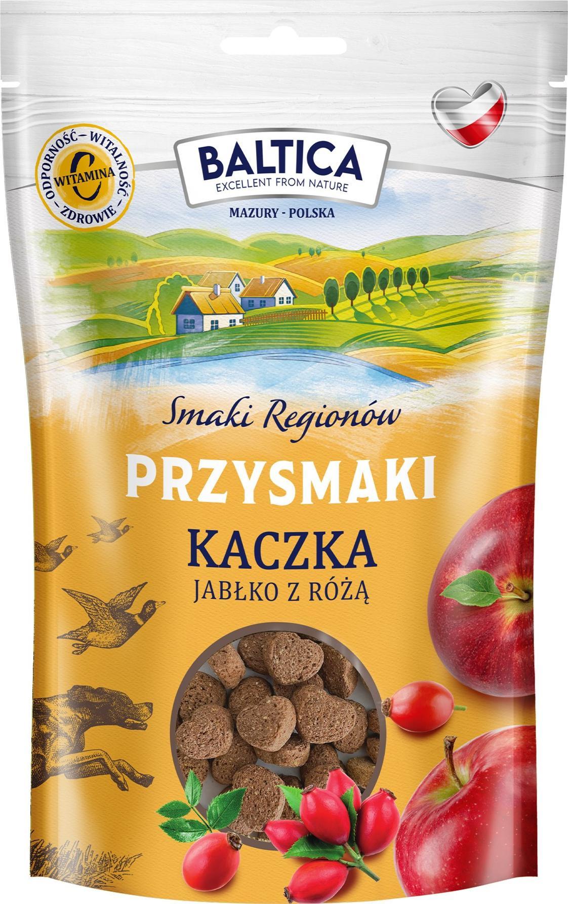 Baltica Przysmak Kaczka z jabłkiem i różą 150g - Baltica