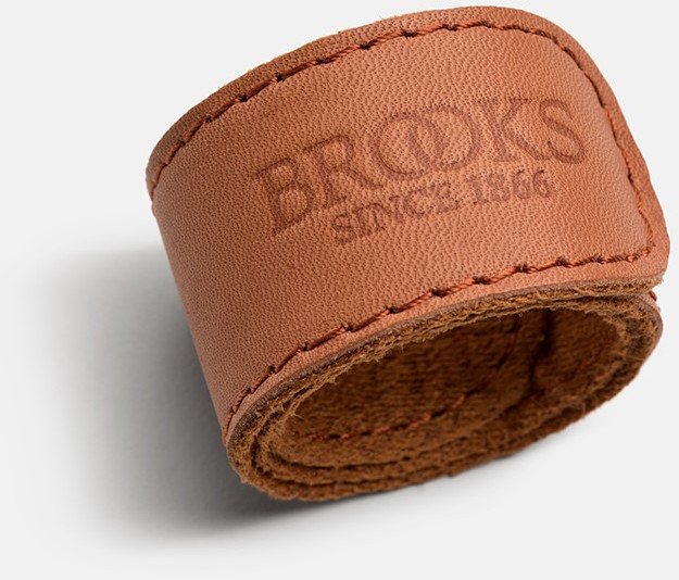 Paski zabezpieczające na nogawki BROOKS TROUSERS STRAP, Honey, Skóra naturalna (NEW)