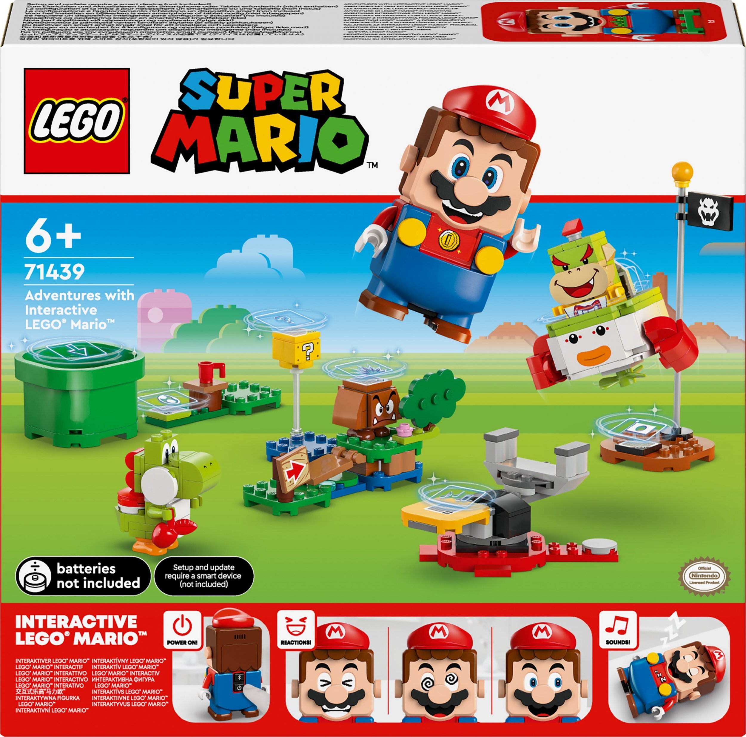 LEGO Super Mario Przygody z interaktywną figurką LEGO® Mario™ (71439)