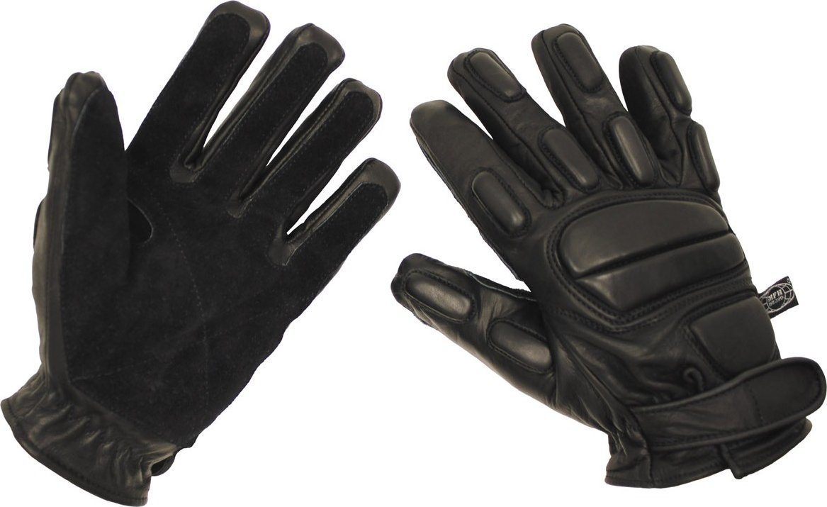 MFH SKÓRZANE REKAWICE PROTECT MFH CZARNE XXL