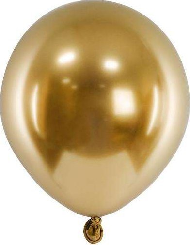 AMSCAN Balony Złote 12cm, 50 Sztuk