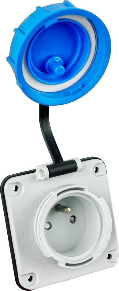 TP Electric Gniazdo hermetyczne tablicowe 230V IP68 0943