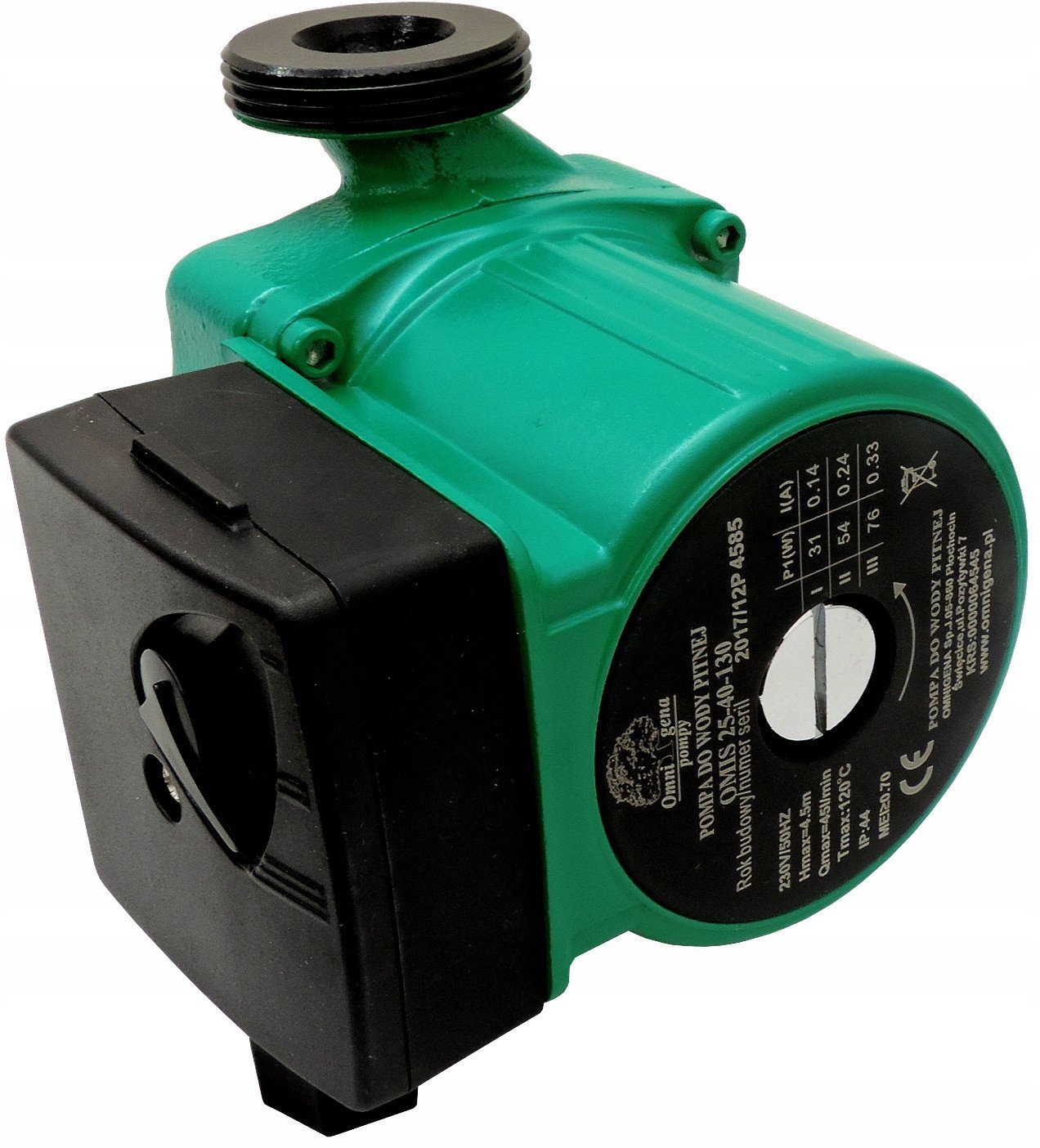 OMIS 25-40/130 POMPA DO UKL.SOLARNYCH