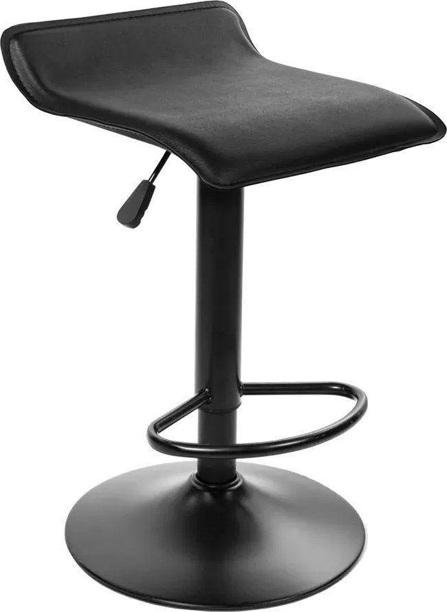 Elior Czarny hoker obrotowy z regulacją wysokości - Rivia