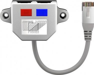 Goobay Rozdzielacz kablowy (adapter Y) - Wersja kolorystyczna