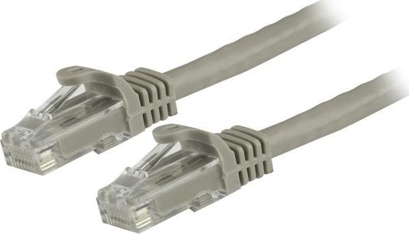 StarTech STARTECH.COM 1,5m CAT6 Kabel - graues CAT6-Patchkabel - Snagless-RJ45 - Kupferdraht mit 24 AWG - LAN - Ethernet N6PATC150CMGR