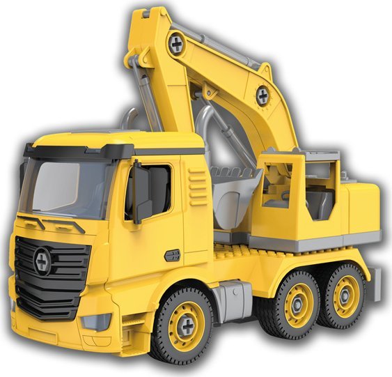 Kids World Klocki Logis - zestaw Koparka auto 63 elementy