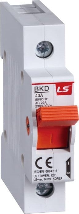 LSiS Rozłącznik modułowy 1P 50A BKD 1P 50A 06110113R0