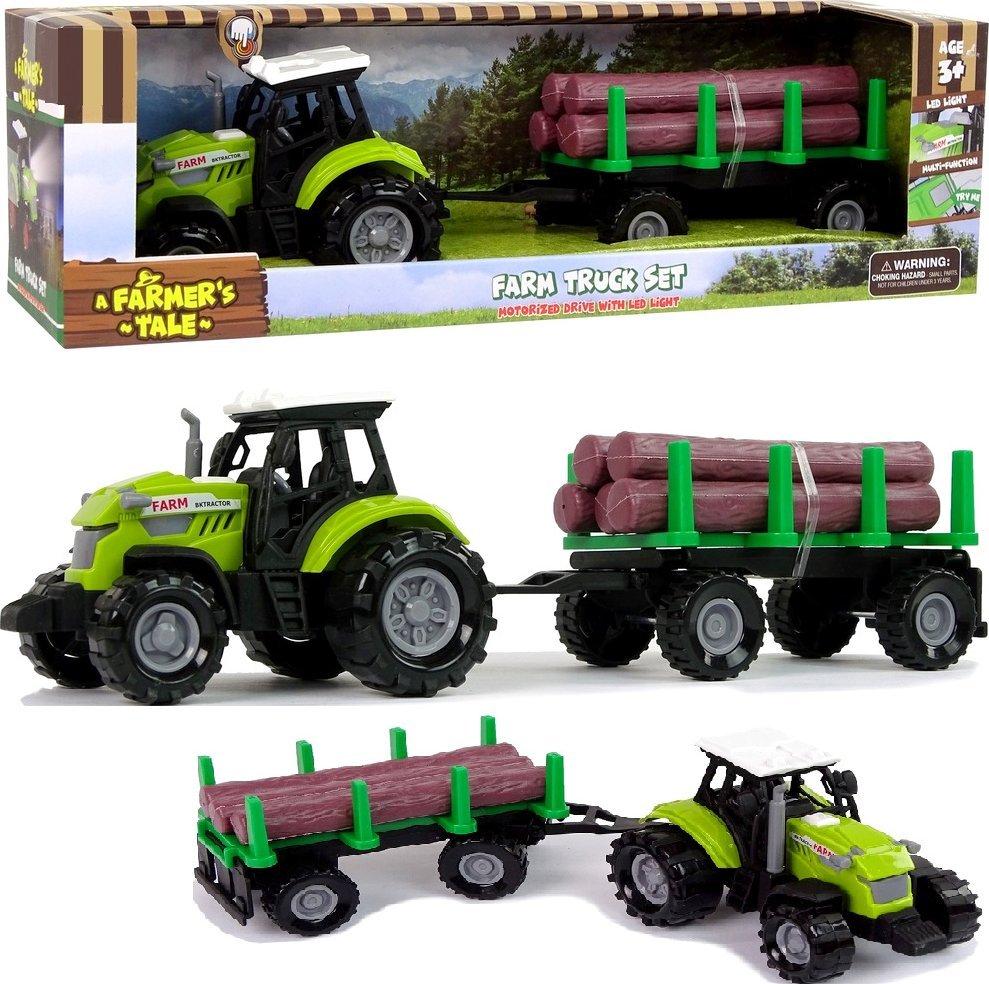 Qulki Ciągnik Traktor MASZYNA ROLNICZA Przyczepa