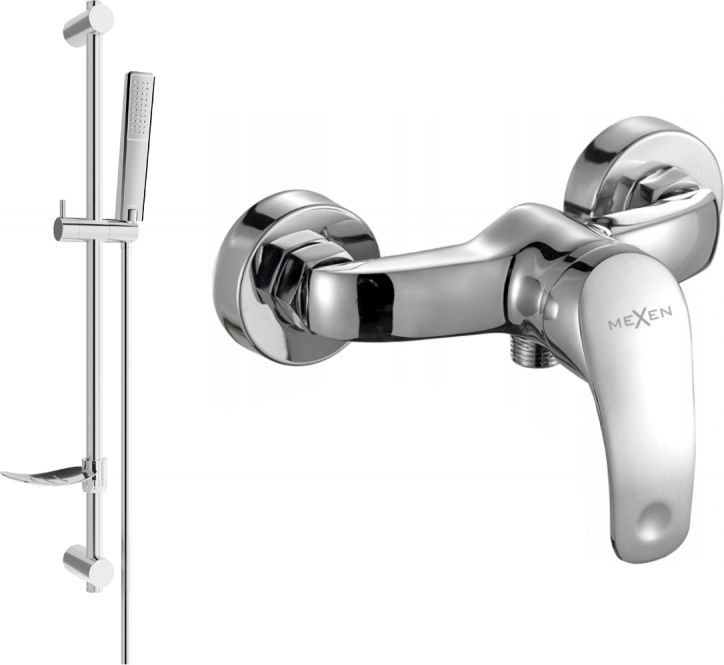 Mexen Mexen Fabia DF72 bateria prysznicowa z zestawem prysznicowym, chrom - 74654DF72-00