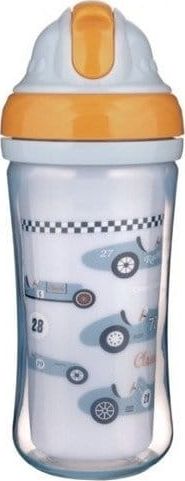 Canpol Bidon z rurką Double Wall Samochody 260 ml, 74/053 Canpol babies